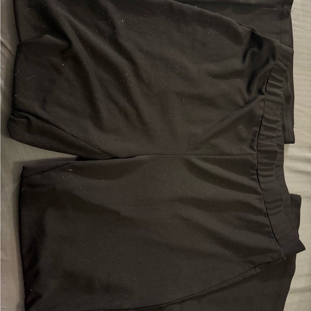 2 Pairs SHEIN Curve Thick Black Yoga Pants